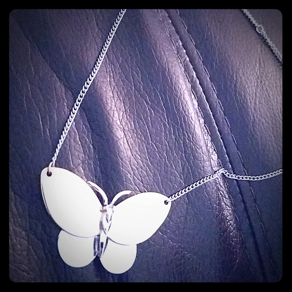 Avon butterfly necklace